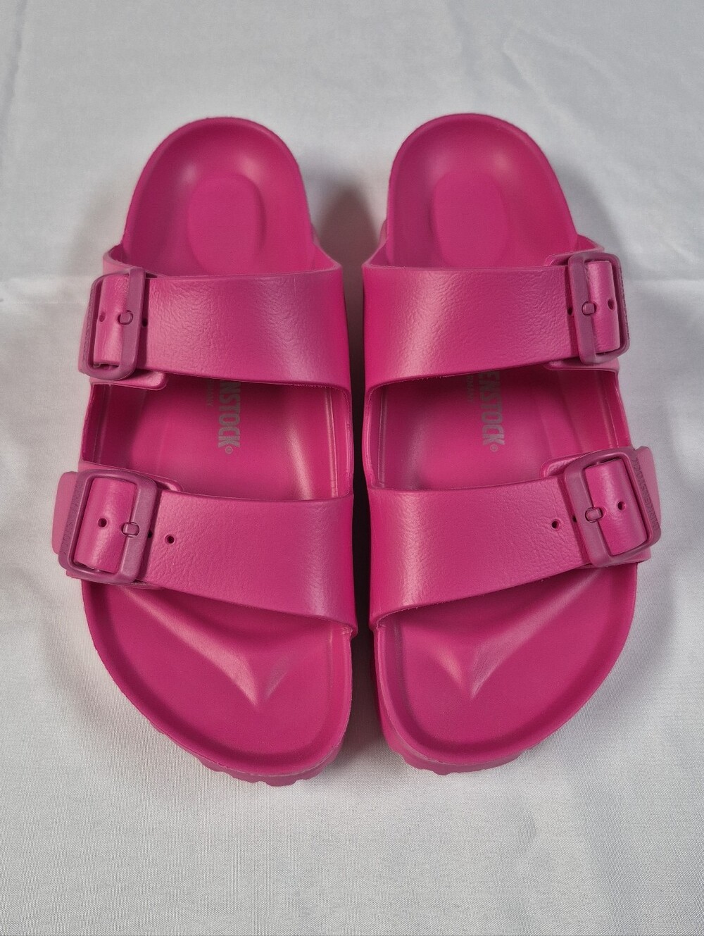 Birkenstock Arizona EVA Sandals Beetroot Purple Hot Pink Slide Women Sz 9